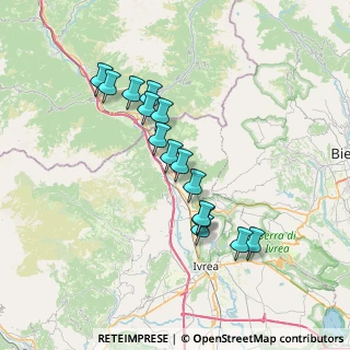 Mappa Via Montiglie, 10010 Settimo Vittone TO, Italia (6.284)