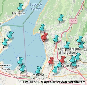 Mappa Piazza San Nicolo, 37011 Bardolino VR, Italia (10.5525)