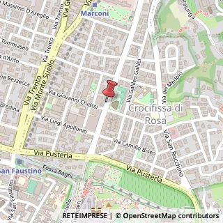 Mappa Via Crocifissa di Rosa, 3, 25128 Brescia, Brescia (Lombardia)