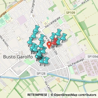Mappa Via Antonio Beltrame, 20020 Busto Garolfo MI, Italia (0.317)