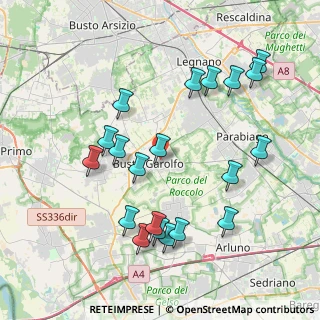 Mappa Via Antonio Beltrame, 20020 Busto Garolfo MI, Italia (4.188)