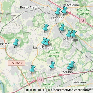 Mappa Via Antonio Beltrame, 20020 Busto Garolfo MI, Italia (4.51357)