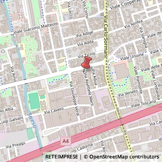 Mappa Via Abele Merli, 4, 20095 Cusano Milanino, Milano (Lombardia)