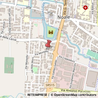 Mappa Via Montello, 8, 30033 Noale, Venezia (Veneto)