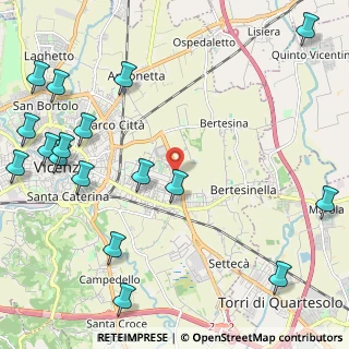 Mappa San Pio X, 36100 Vicenza VI, Italia (3.05)
