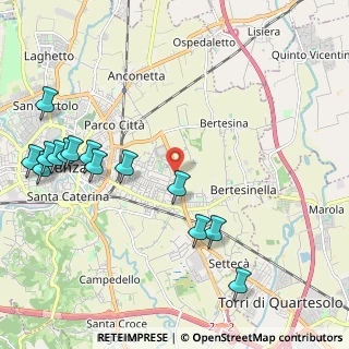 Mappa San Pio X, 36100 Vicenza VI, Italia (2.57071)
