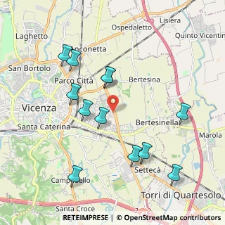 Mappa San Pio X, 36100 Vicenza VI, Italia (2.03167)