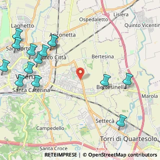 Mappa San Pio X, 36100 Vicenza VI, Italia (2.86429)