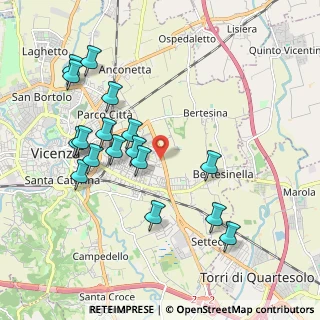 Mappa San Pio X, 36100 Vicenza VI, Italia (2.01706)