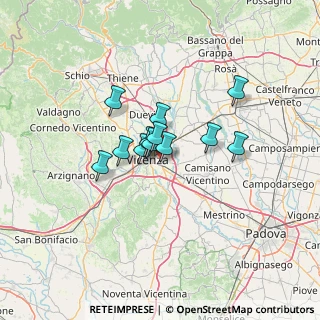 Mappa San Pio X, 36100 Vicenza VI, Italia (8.50333)