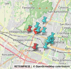 Mappa Via Milano, 25127 Brescia BS, Italia (1.25429)