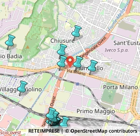 Mappa Via Milano, 25127 Brescia BS, Italia (1.4265)