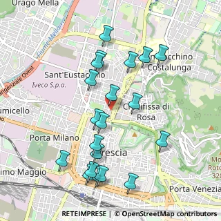 Mappa Via Bredina, 25128 Brescia BS, Italia (1.026)