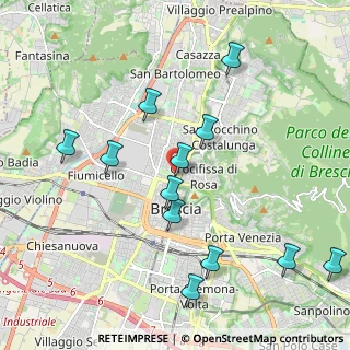 Mappa Via Bredina, 25128 Brescia BS, Italia (2.18333)