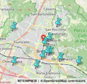 Mappa Via Bredina, 25128 Brescia BS, Italia (1.96455)