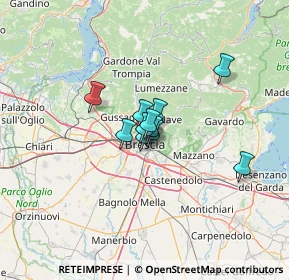 Mappa Via Bredina, 25128 Brescia BS, Italia (6.62364)