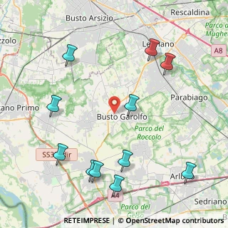Mappa Via Gian Lorenzo Bernini, 20020 Busto Garolfo MI, Italia (5.03091)