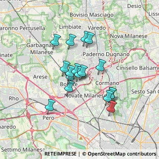 Mappa Vicolo Tagliamento, 20021 Bollate MI, Italia (2.77118)