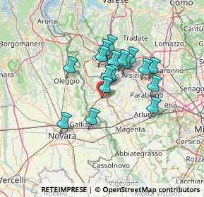 Mappa Via Gemona, 20022 Castano Primo MI, Italia (10.48706)