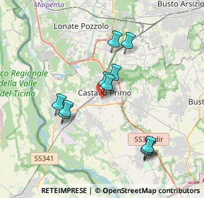 Mappa Via Gemona, 20022 Castano Primo MI, Italia (3.34)