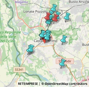 Mappa Via Gemona, 20022 Castano Primo MI, Italia (2.7755)