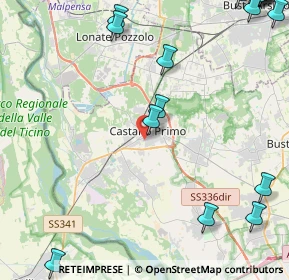 Mappa Via Gemona, 20022 Castano Primo MI, Italia (7.2795)