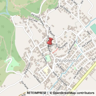 Mappa Via Sant'Andrea,  30, 25080 Nuvolento, Brescia (Lombardia)