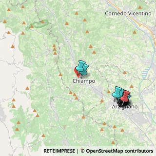 Mappa Via Vignaga Bassa, 36072 Chiampo VI, Italia (4.90889)