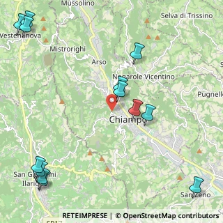 Mappa Via Vignaga Bassa, 36072 Chiampo VI, Italia (3.03385)