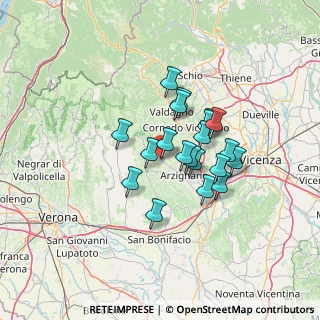Mappa Via Vignaga Bassa, 36072 Chiampo VI, Italia (10.007)