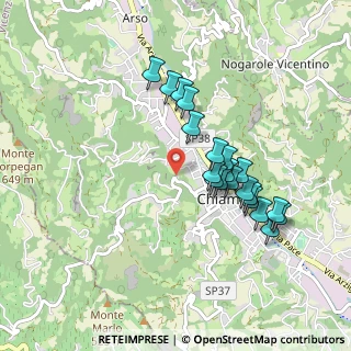 Mappa Via Vignaga Bassa, 36072 Chiampo VI, Italia (0.8235)
