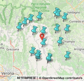Mappa Piazza Lago, 37039 Tregnago VR, Italia (7.55105)