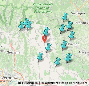 Mappa Piazza Lago, 37039 Tregnago VR, Italia (7.41333)