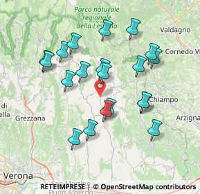 Mappa Piazza Lago, 37039 Tregnago VR, Italia (6.986)