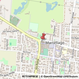 Mappa Piazza Vittoria, 51, 30030 Martellago, Venezia (Veneto)
