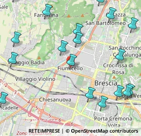 Mappa Via Luigi Mercantini, 25126 Brescia BS, Italia (2.83722)
