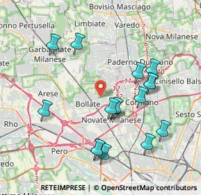 Mappa Via Giorgio Perlasca, 20021 Bollate MI, Italia (3.92125)