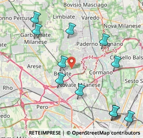 Mappa Via Giorgio Perlasca, 20021 Bollate MI, Italia (5.025)