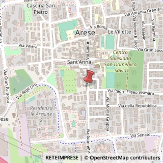 Mappa Via G. Mattei, 32, 20044 Arese, Milano (Lombardia)