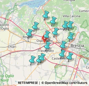 Mappa Ospitaletto, 25035 Ospitaletto BS, Italia (6.76375)