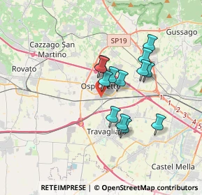 Mappa Ospitaletto, 25035 Ospitaletto BS, Italia (2.69154)