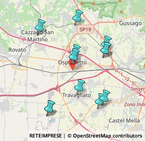 Mappa Ospitaletto, 25035 Ospitaletto BS, Italia (3.85)