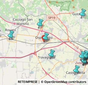Mappa Ospitaletto, 25035 Ospitaletto BS, Italia (6.46786)
