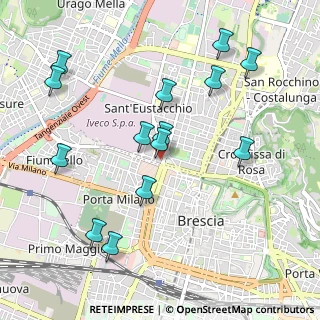 Mappa Via Volturno, 25128 Brescia BS, Italia (1.07)
