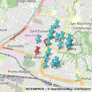 Mappa Via Volturno, 25128 Brescia BS, Italia (0.7325)