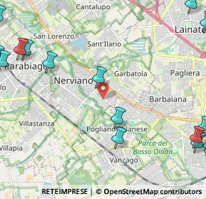 Mappa Via Louis Pasteur, 20014 Nerviano MI, Italia (3.55059)