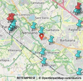 Mappa Via Louis Pasteur, 20014 Nerviano MI, Italia (3.126)