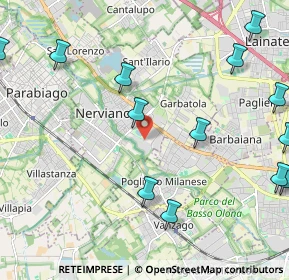 Mappa Via Louis Pasteur, 20014 Nerviano MI, Italia (2.945)