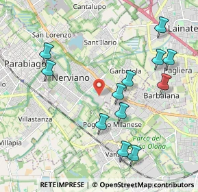 Mappa Via Louis Pasteur, 20014 Nerviano MI, Italia (2.15833)