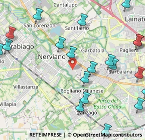 Mappa Via Louis Pasteur, 20014 Nerviano MI, Italia (2.8065)